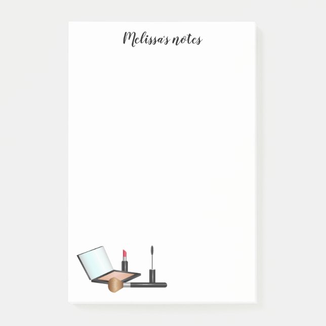 Post-it® Kit d'articles de maquillage avec titre personnali (Devant)