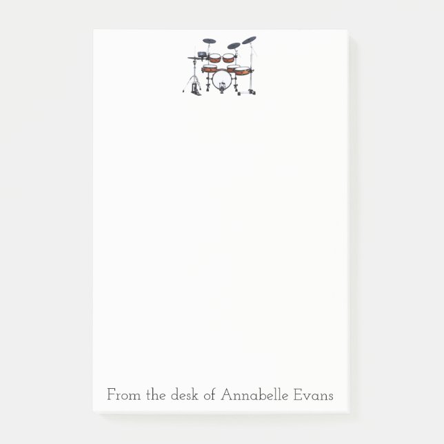 Post-it® Kit tambour personnalisable (Devant)