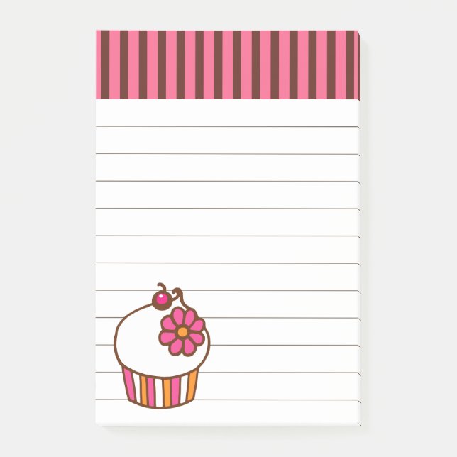 Post-it® Kitchen Cupcake Post It Notes Cadeau (Devant)