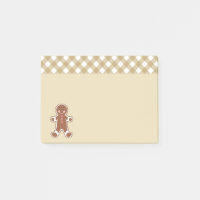 Kitchen Gingerbread Post It Notes Cadeau