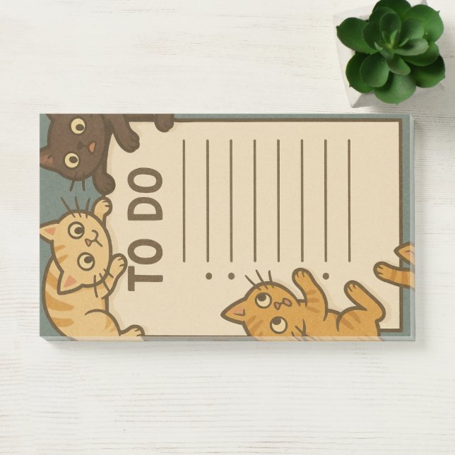 Post-it® Kitty Cat Pad To Do List (Bureau)