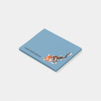 Koi Fish Illustration Orange et Bleu Personnalisé
