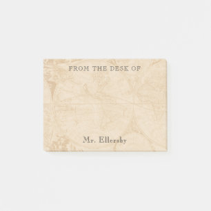 Post-it® La carte de Vieux Monde ajoutent 4x3 nommé