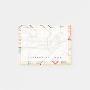 Post-it® La carte souterraine de Londres