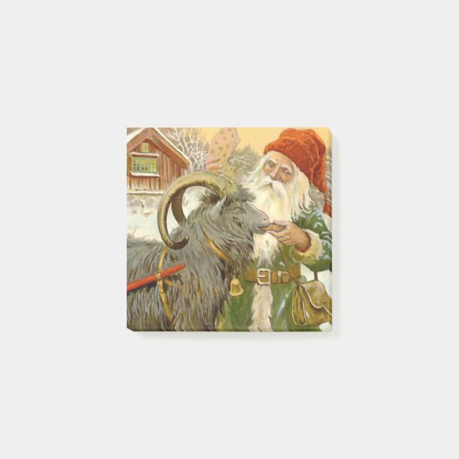 Post-it® "La chèvre de traîneau" par Jenny Nystrom (Devant)