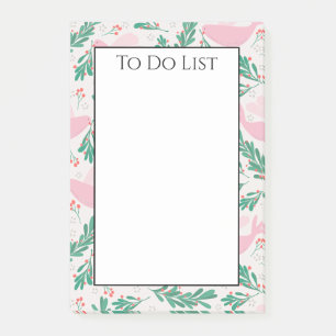 Post-it® La colombe de Noël de la Paix Liste de choses à fa
