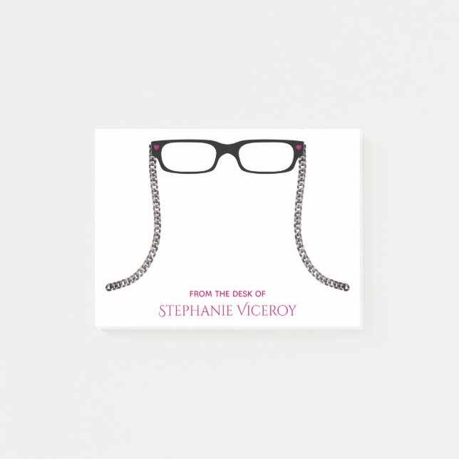 Post-it® La femme mignonne du bureau de (Devant)