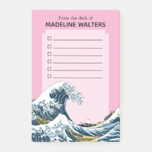 Post-it® La Grande Vague au large de Kanagawa Liste de cont