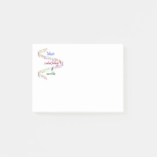 Post-it® La musique est ce que les sentiments sonnent comme