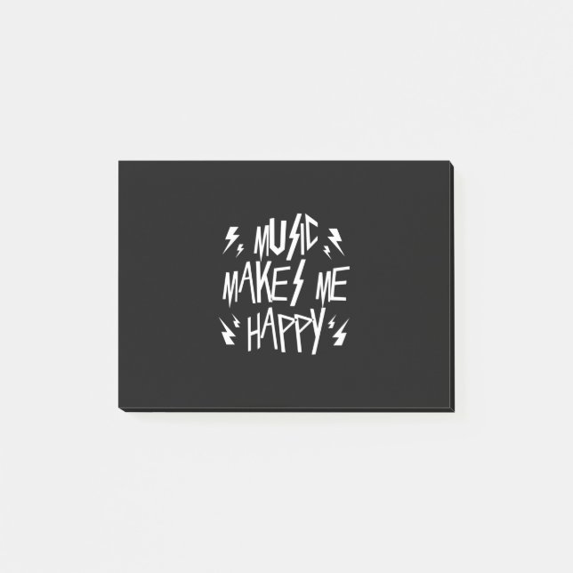 Post-it® La Musique Me Rend Heureux (Devant)