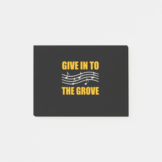 Post-it® La Musique Se Transforme En Grove (Devant)