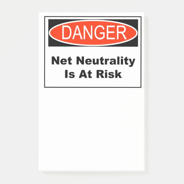 Post-it® La Neutralité Net Est En Danger (Devant)