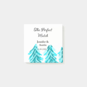 Post-it® La parfaite correspondance hiver pin bleu mariage