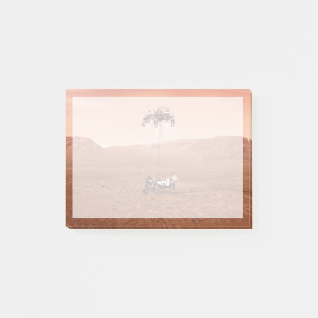 Post-it® La Persévérance Arrive En Toute Sécurité Sur Mars. (Devant)