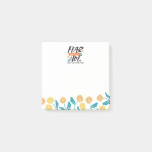 Post-it® La Peur Pas Isaïe Bible Verse Conception Inspirant