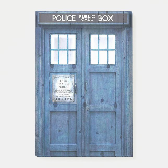 Post-it® La police drôle téléphone la cabine téléphonique (Devant)