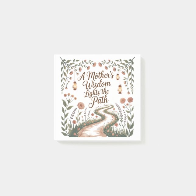 Post-it® La sagesse d'une mère éclaire le chemin (Devant)