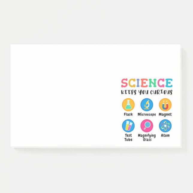 Post-it® La science vous garde curieux (Devant)