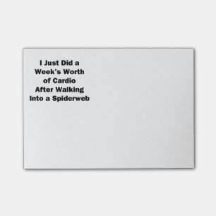 Post-it® La valeur de la semaine de cardio-