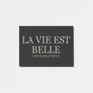 Post-it® La vie est belle - lumière