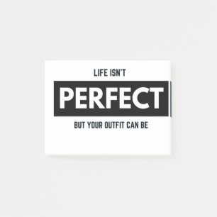 POST-IT® LA VIE N'EST PAS PARFAITE MAIS VOTRE RÉSULTAT PEU