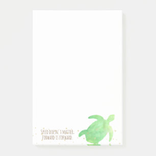 Post-it® La vitesse de la tortue verte n'a pas d'importance