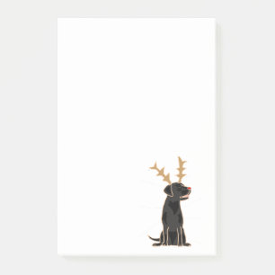 Post-it® Laboratoire noir drôle avec Noël d'andouillers d