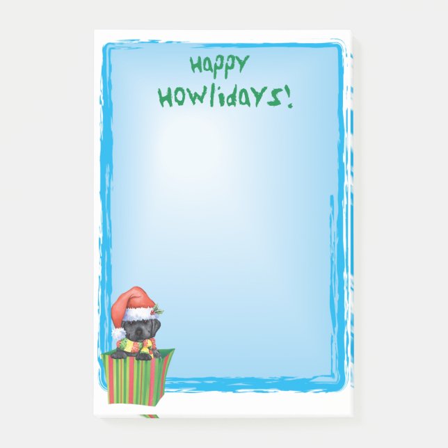 Post-it® Laboratoire noir heureux de Howlidays (Devant)
