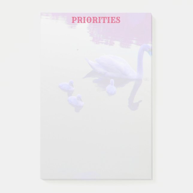 Post-it® Lac des cygnes personnalisé (Devant)