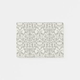 Post-it® Lace noir blanc Damas Brocade