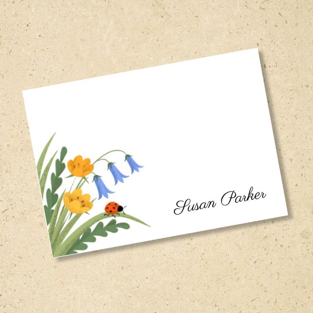 Post-it® Ladybug floral Bluebells Buttercup Stick (Créateur téléchargé)
