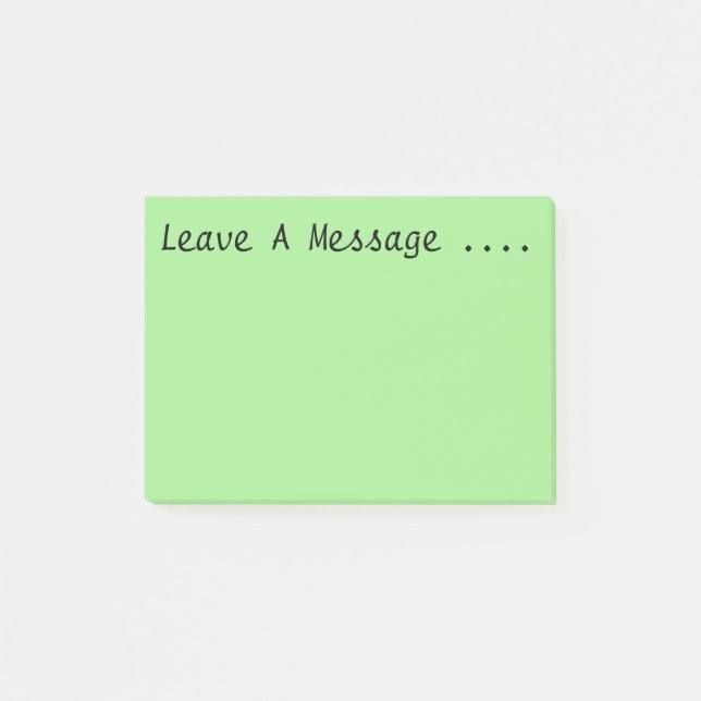 Post-it® Laissez un message (Devant)