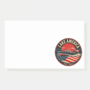 Post-it® Lake America est humour politique 2026