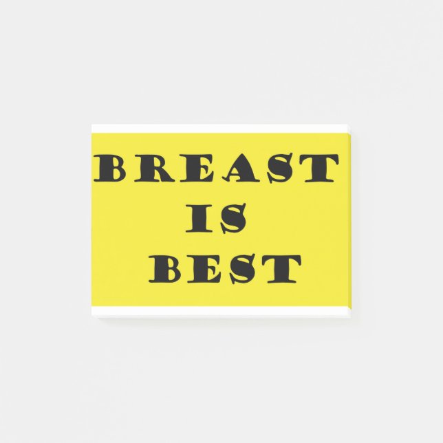 Post-it® L'allaitement est le meilleur (Devant)
