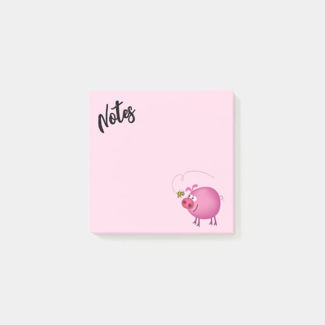 Post-it® L'Amitié entre le Cochon et l'Abeille (Devant)