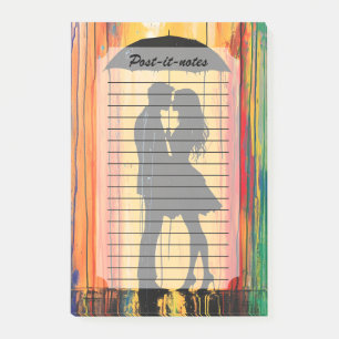 Post-it® L'amour dans les arcs-en-ciel