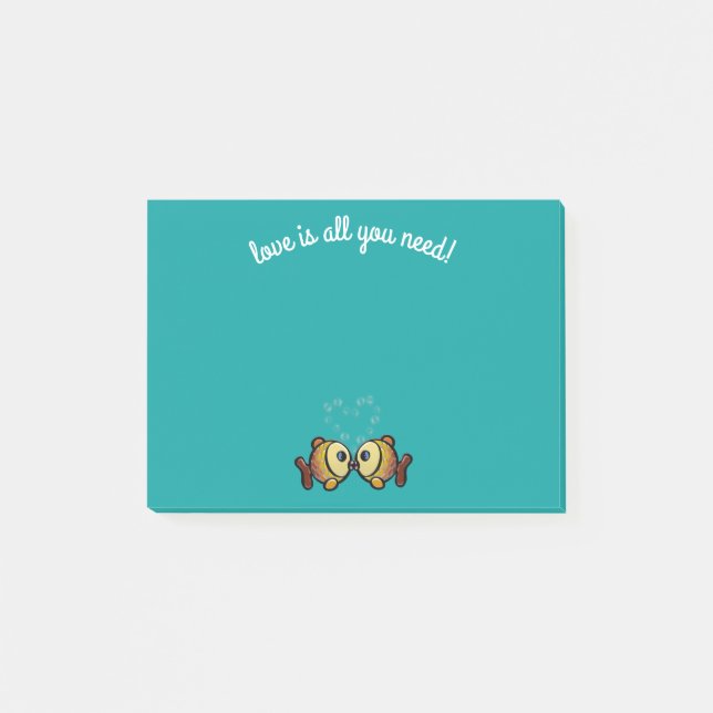 Post-it® l'amour est tout ce dont vous avez besoin. (Devant)