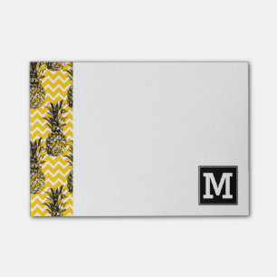 Post-it® L'ananas zigzague monogramme de