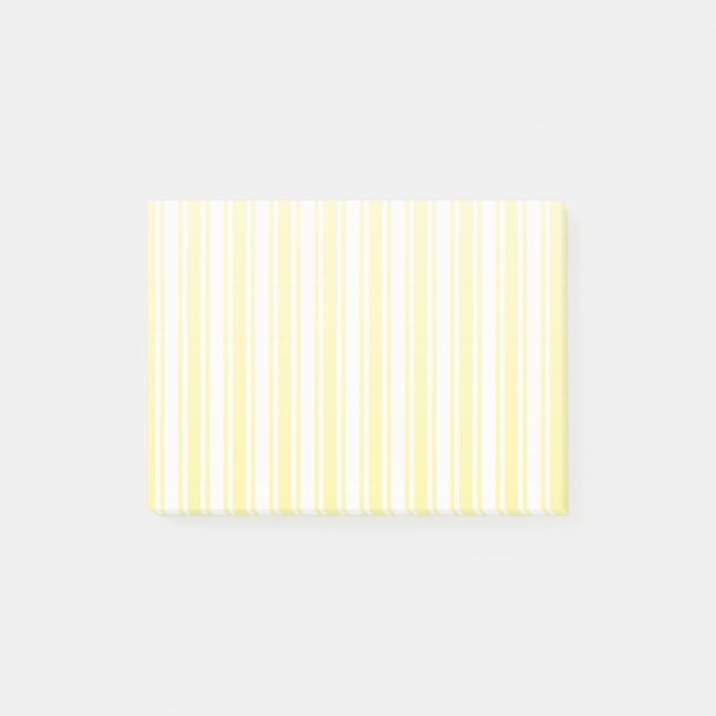 Post-it® Landes de bonbons jaune et blanc citron (Devant)