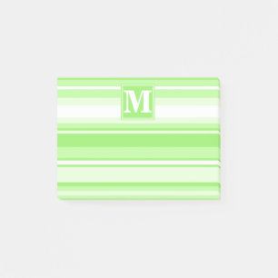 Post-it® Landes vertes de chaux monogrammes