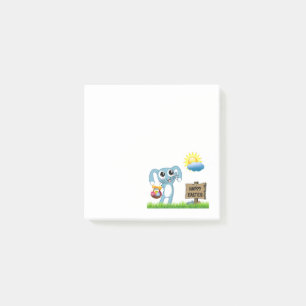 Post-it® Lapin de Pâques vous souhaite un Joyeux Pâques
