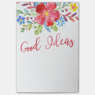 Post-it® L'aquarelle fleurit de bonnes idées