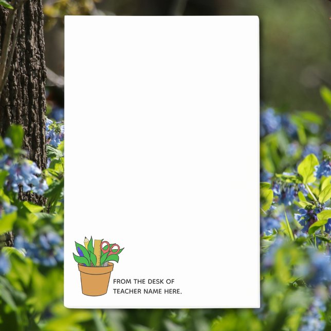 Post-it® Large Teacher Post-Its with Name Personalization  (Créateur téléchargé)