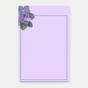 Post-it® L'art floral violet africain