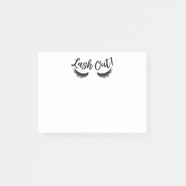 Post-it® Lash Out Eyelashes Lash Salon Artiste de maquillag (Devant)