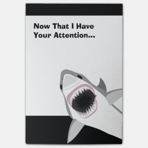 Post-it® L'attaque de requin drôle