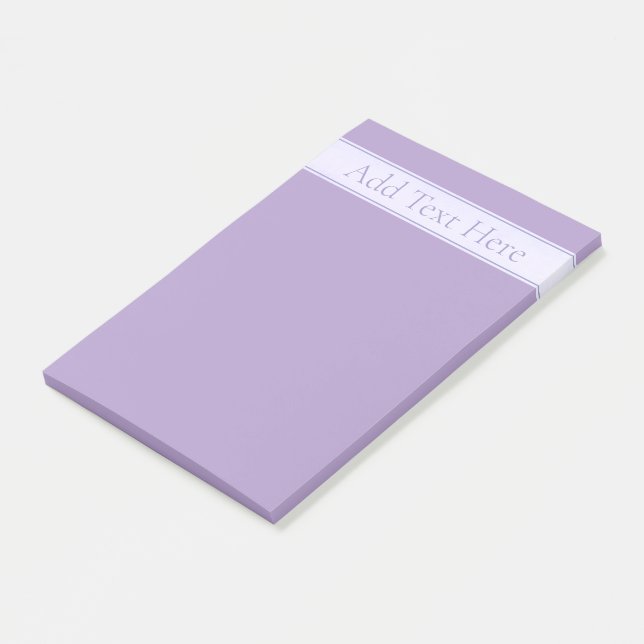 Post-it® Lavande Lumière Personnalisable Purple (Incliné)