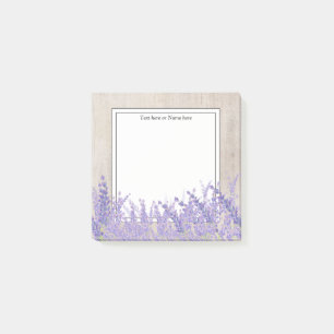 Post-it® lavande, rustique moderne, tendance, floral, viole