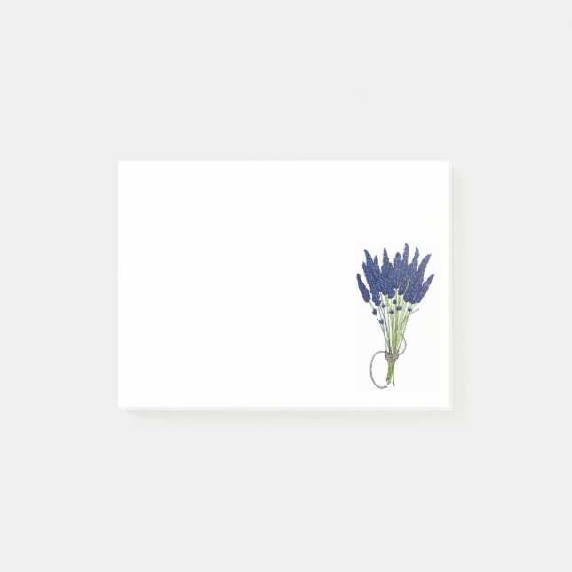 Post-it® Lavandula Lavender Bund Herbe Jardin Fleur Violet (Devant)