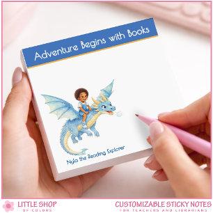 Post-it® L'aventure commence avec un livre Livre personnali